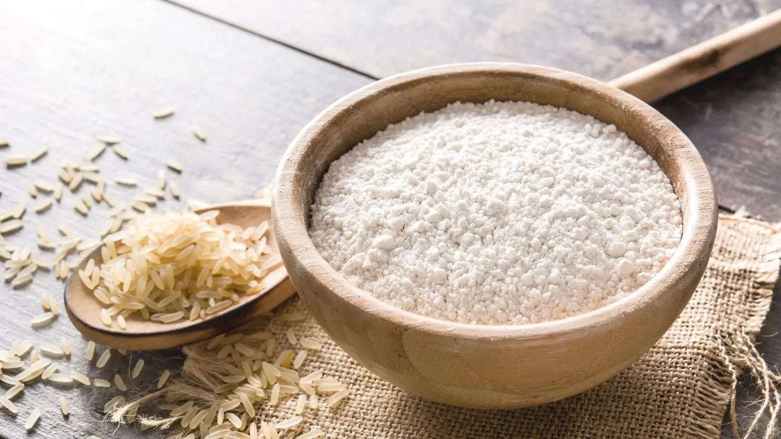 米タンパク質の粉末