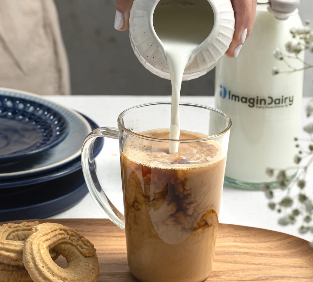 コーヒーとミルク