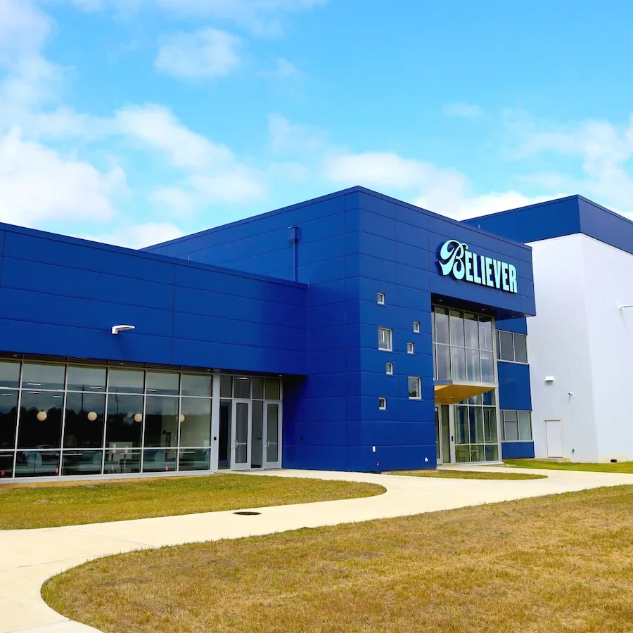 Believer Meatsの工場外観