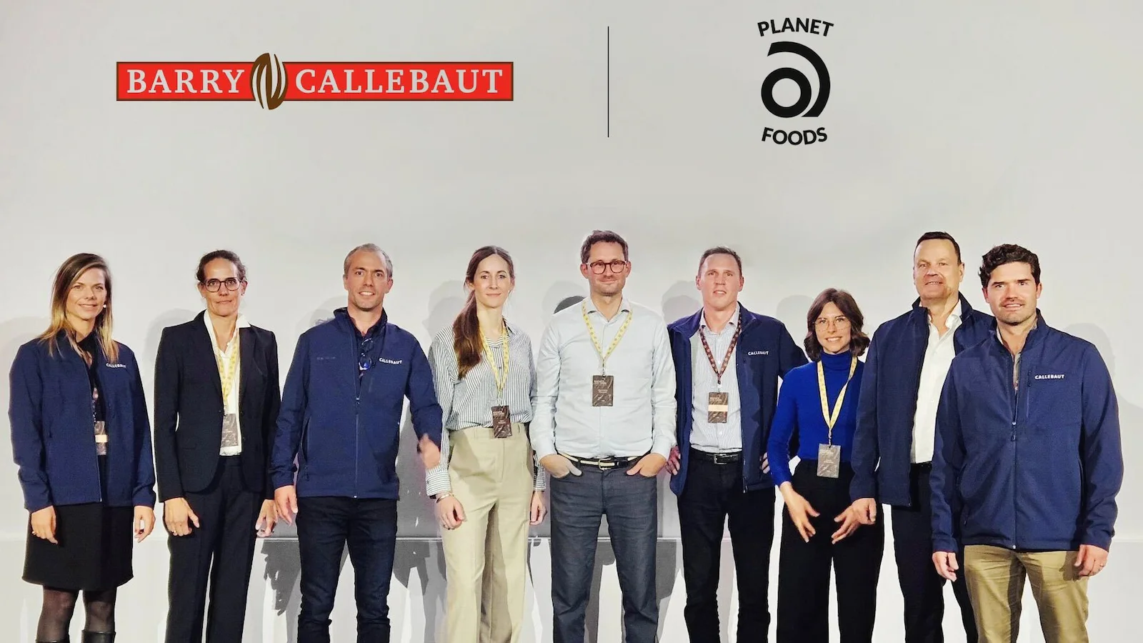 Planet A FoodsとBarry Callebautのメンバー