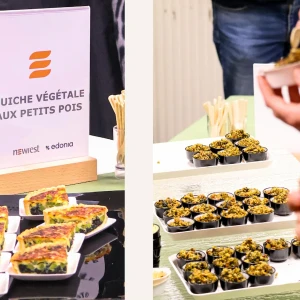 セントラルキッチンでの試験提供の様子