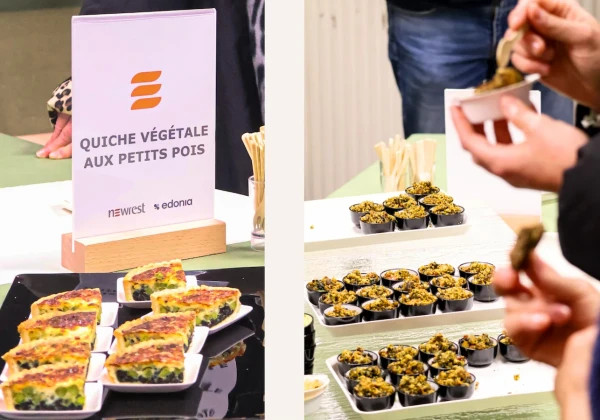 セントラルキッチンでの試験提供の様子