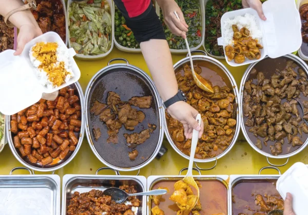 マレーシアの食堂