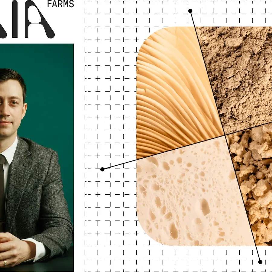 Maia Farmsのロゴと創業者