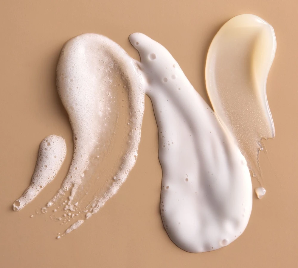 広げたクリーム