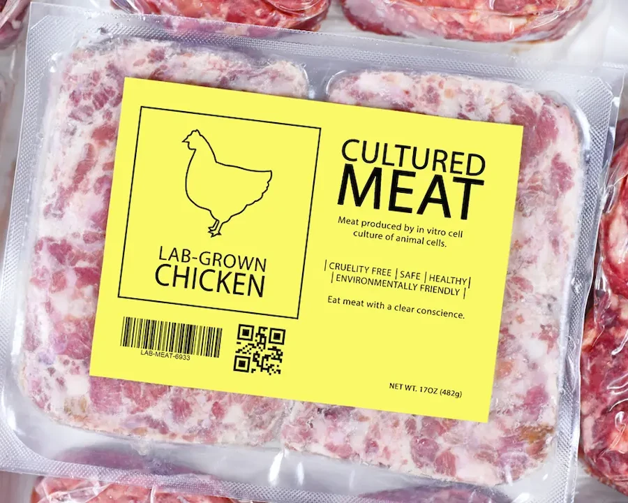 培養鶏肉のパッケージ