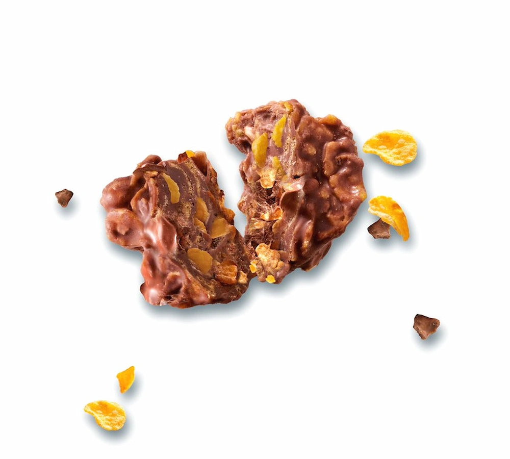 チョコレートの断面