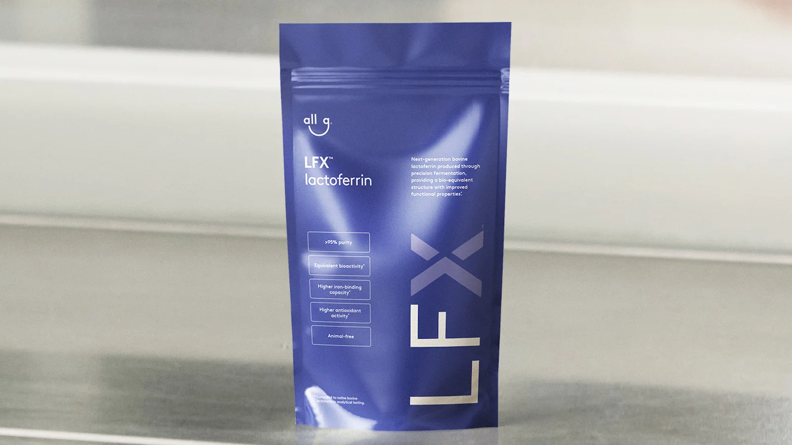 ラクトフェリン製品のパッケージ