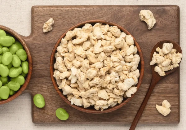 エンドウ豆とタンパク質分離物