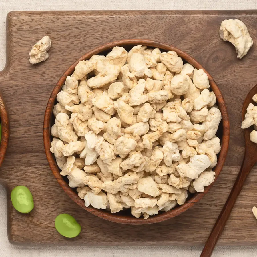 エンドウ豆とタンパク質分離物