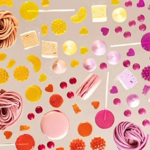 カラフルなお菓子
