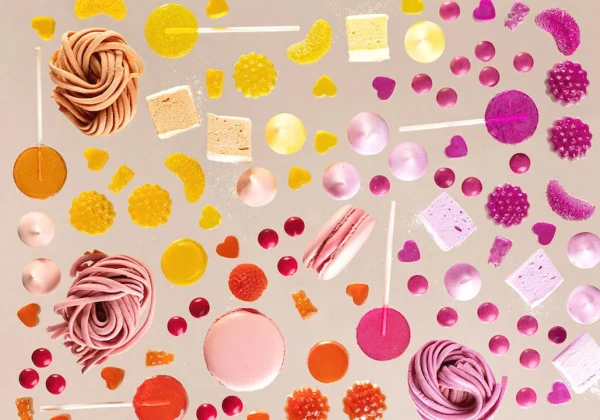 カラフルなお菓子