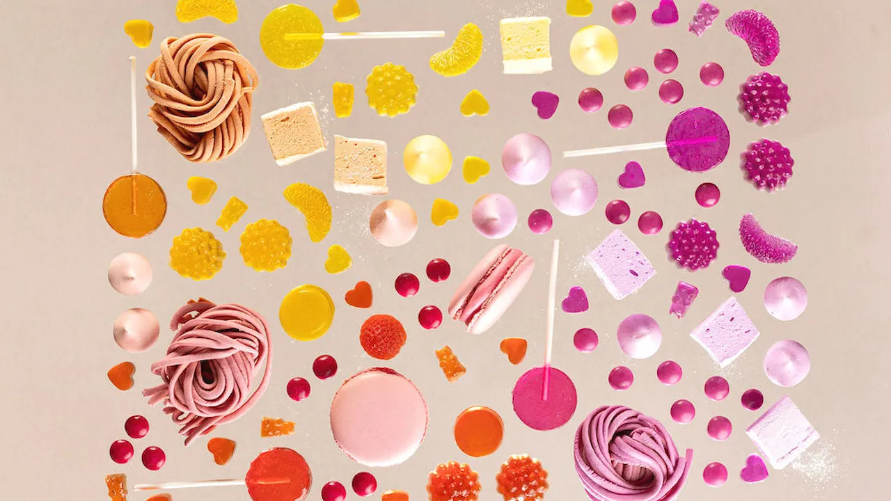 カラフルなお菓子